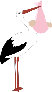 stork-delivering-baby-girl